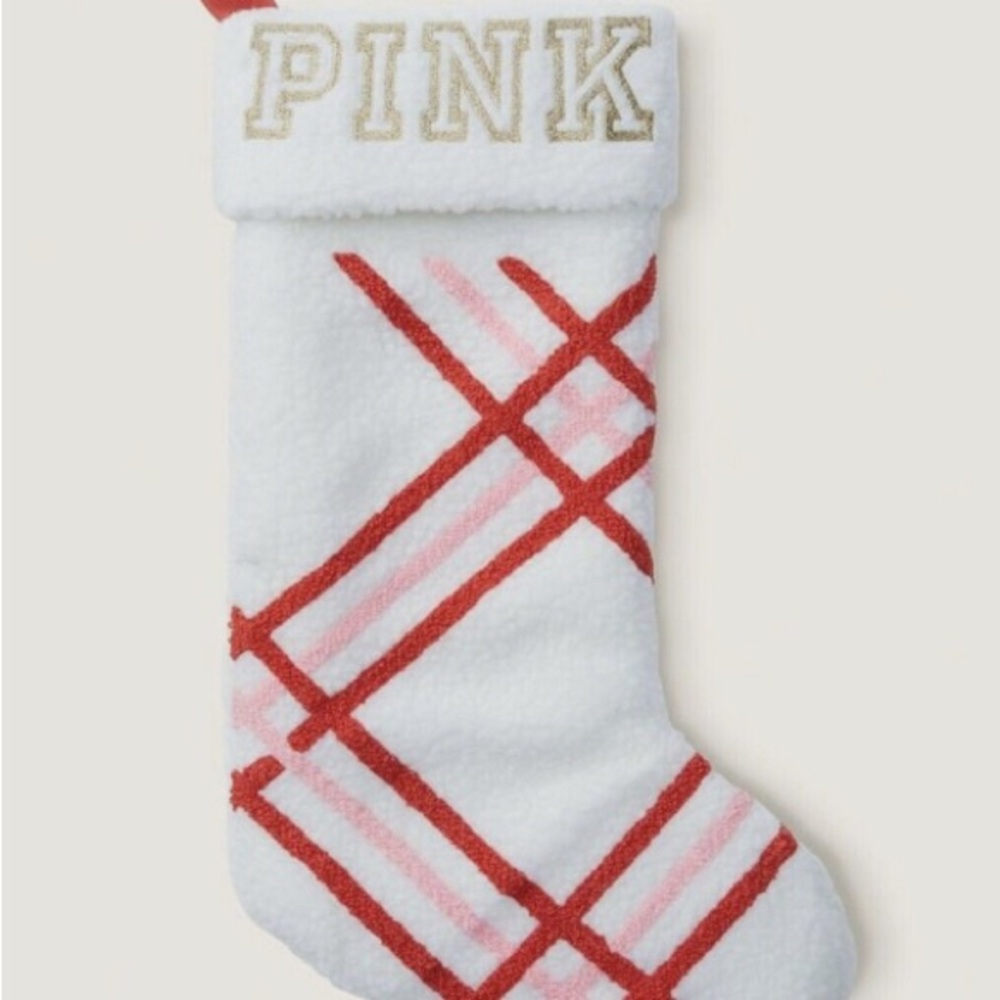 Pink Plaid Stocking